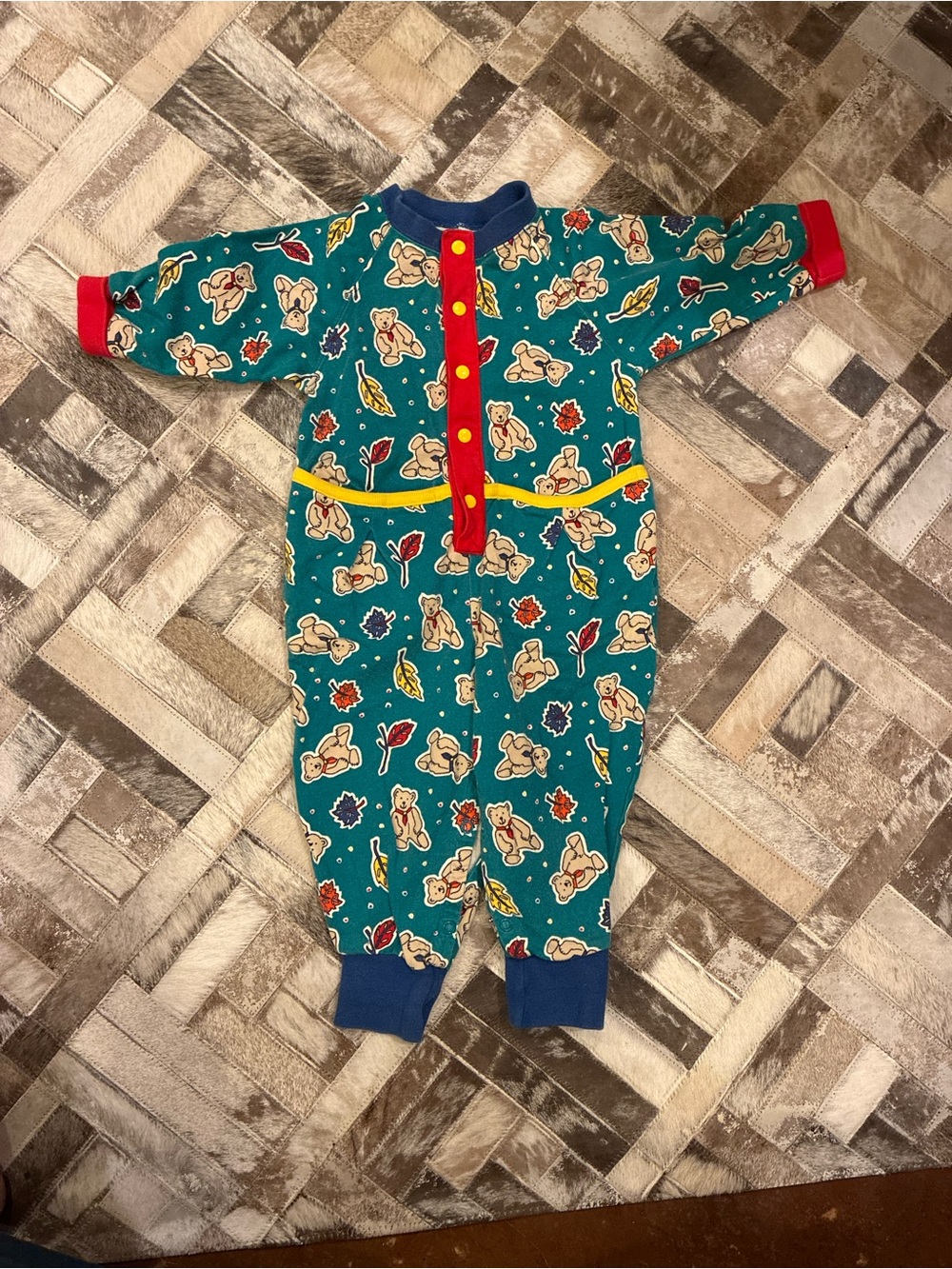 Vintage Gymboree Rainbow Tag Into the Woods 1997 longall